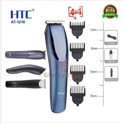 Picture of HTC AT-1210 Professional Hair Clipper Trimmer for Men Blue