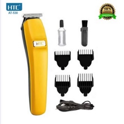 Picture of HTC AT-530 Hair And Beard Trimmer For Men and  Women- Yellow
