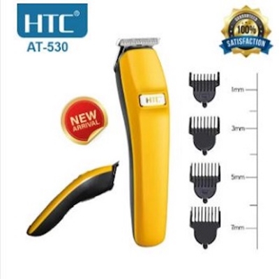 Picture of HTC AT-530 Hair And Beard Trimmer For Men and  Women- Yellow