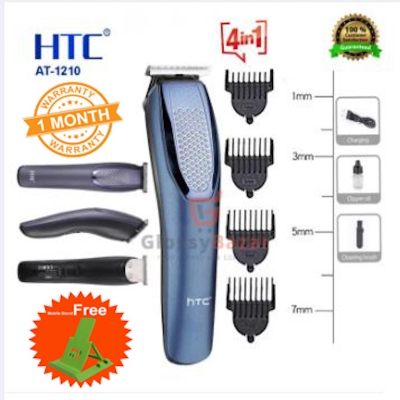 Picture of HTC AT-1210 Professional Hair Clipper Trimmer for Men Blue