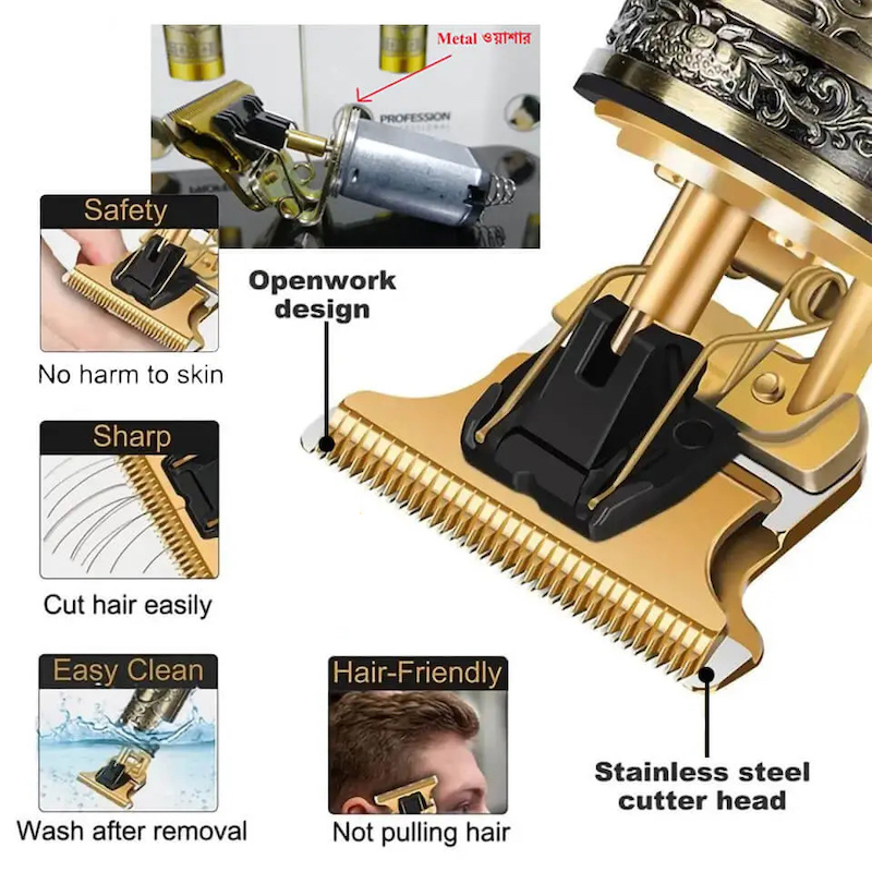 Picture of Vintage T9 Rechargeable Professional Hair Cutting Machine.