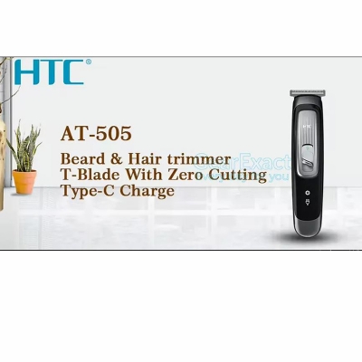 Picture of HTC AT-505 zero cutting Men Hair Trimmer USB Charge Hair Clippers Beard Trimmer Professional.