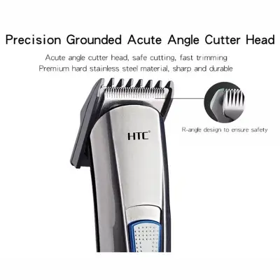 Picture of Htc At-522 Rechargeable Cordless Trimmer for Men  Black Trimmer  Trimmer For Men - Trimmer