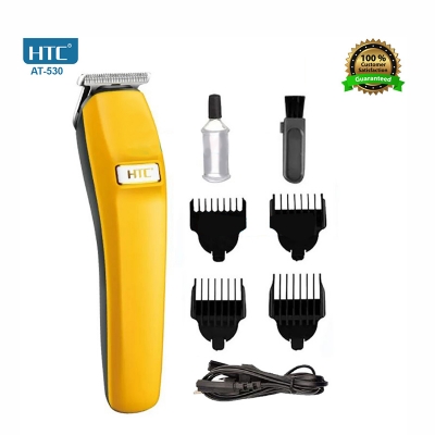Picture of HTC AT-530 Hair And Beard Trimmer For Men and  Women- Yellow