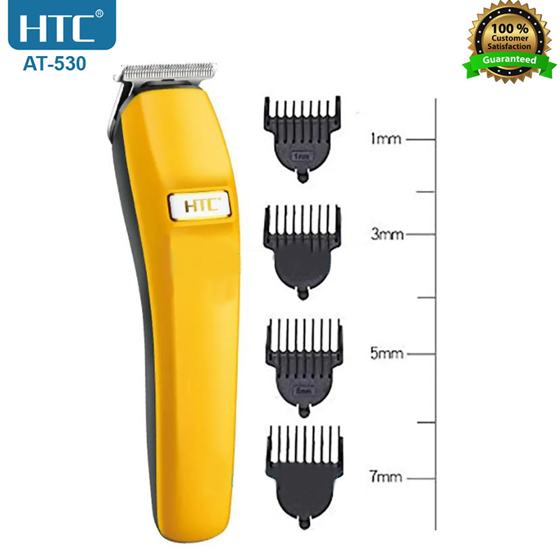 Picture of HTC AT-530 Hair And Beard Trimmer For Men and  Women- Yellow