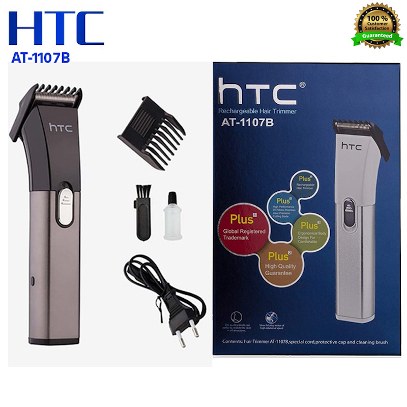Picture of HTC AT-1107B Rechargeable Cordless Hair Trimmer Beard Trimmer For Men