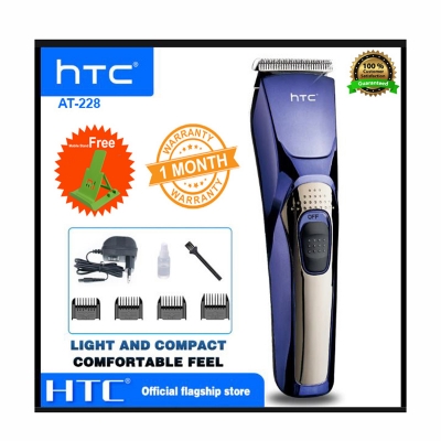 Picture of HTC AT-228/228B Beard Trimmer And Hair Clipper For Men 4 clip
