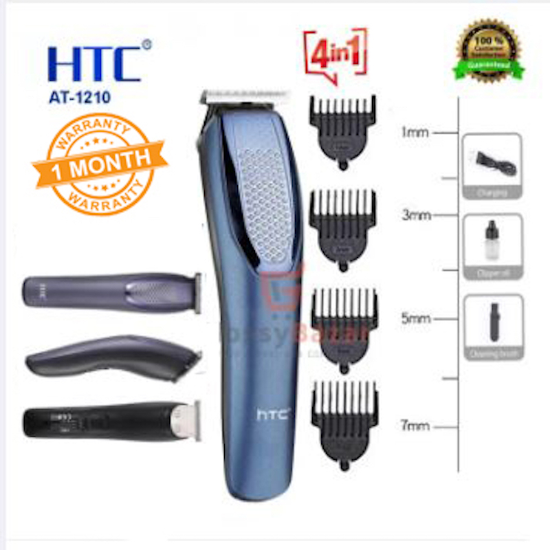 Picture of HTC AT-1210 Professional Hair Clipper Trimmer for Men Blue