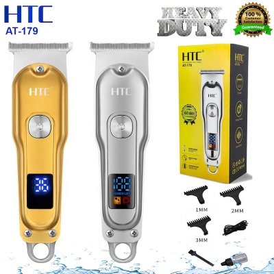 Picture of HTC AT-179 Beard Trimmer And Hair Clipper For Men Full metal Body