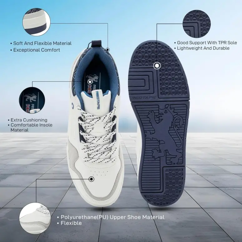 Picture of Redtape/Red Tape Casual Sneaker Shoes for Men Navy-Edition RDT 05