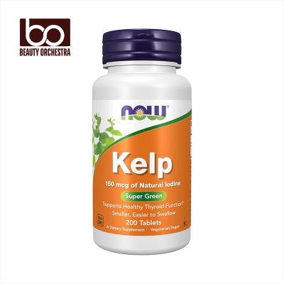 Picture of NOW Kelp 150 mcg of Natural Iodine - 200 Tablets