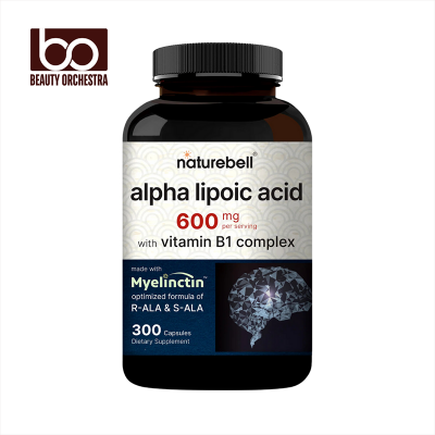 Picture of NatureBell Alpha Lipoic Acid 600 mg With Vitamin B1 Complex - 300 Capsules