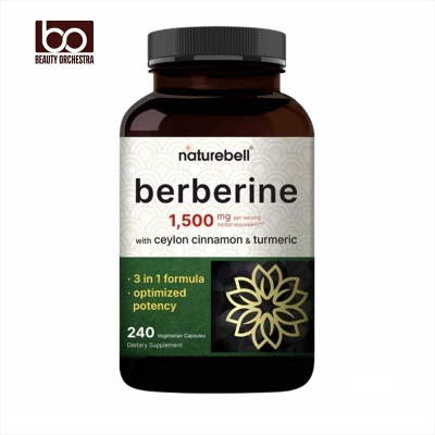 Picture of Naturebell Berberine Supplement 1500mg, 240 Veggie Capsules