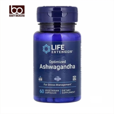 Picture of Life Extension, Optimized Ashwagandha, 125 mg, 60 Vegetarian Capsules