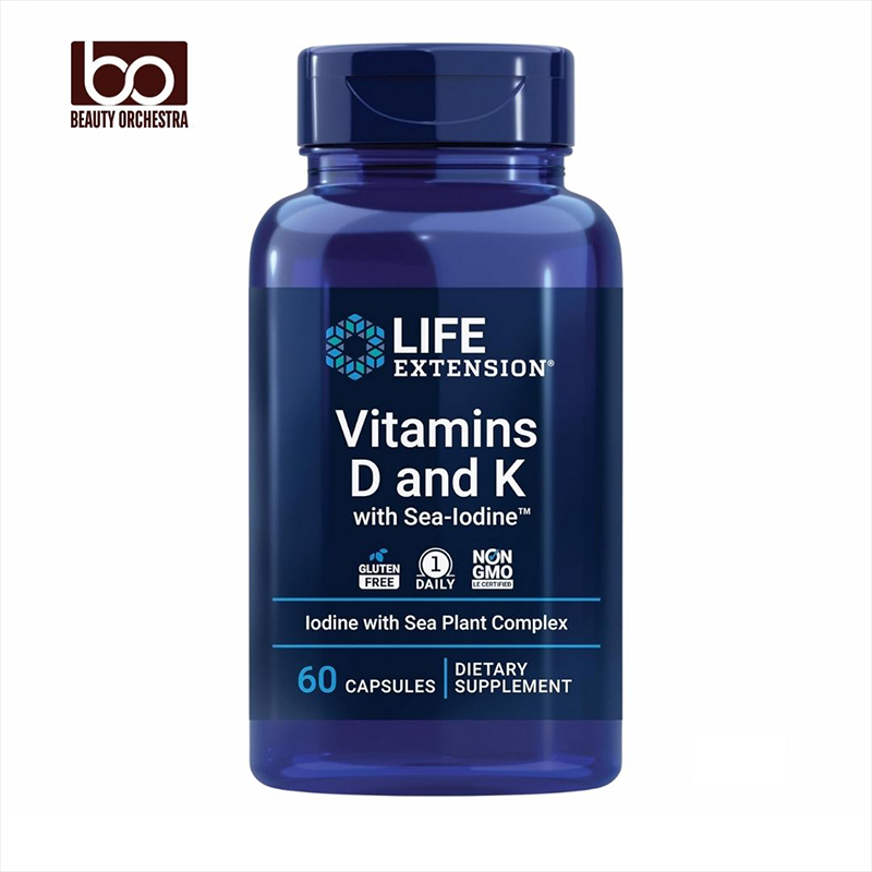 Picture of Life Extension Vitamins D and K with Sea-Iodine