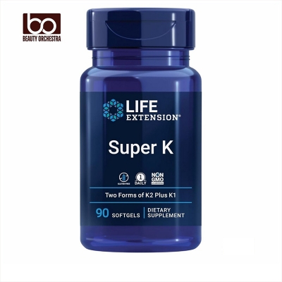 Picture of Life Extension Super K, vitamin K1, vitamin K2 mk-7, vitamin K2