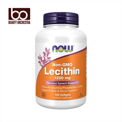 Picture of NOW Foods Supplements, Lecithin 1200 mg with naturally occurring Phosphatidyl Choline, 100 Softgels