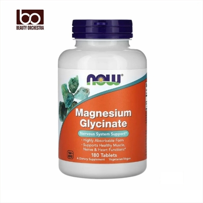 Picture of NOW Foods, Magnesium Glycinate, 180 Tablets
