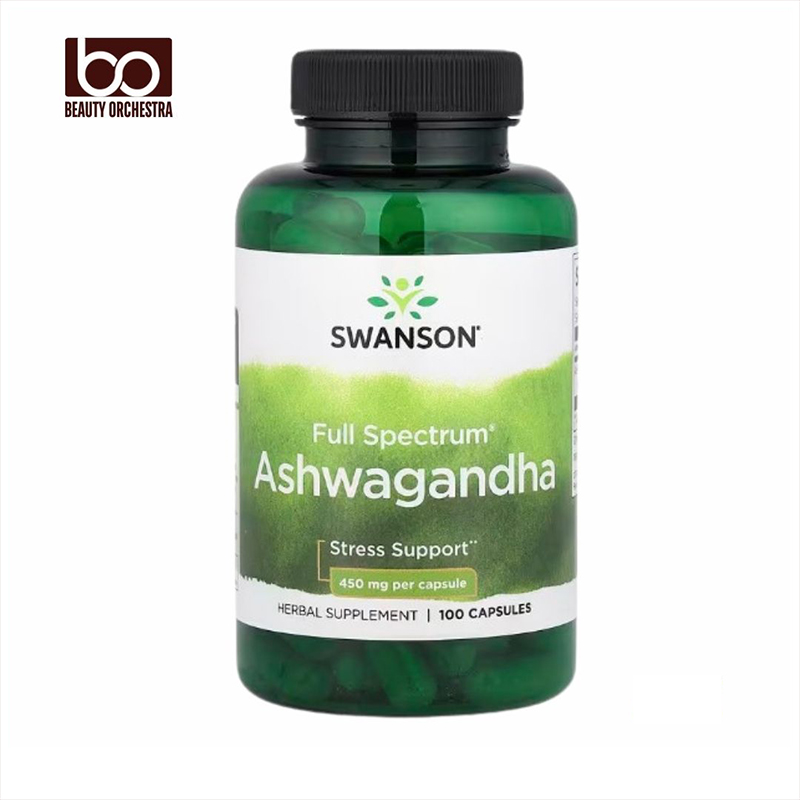 Picture of Swanson, Full Spectrum® Ashwagandha, 900 mg, 100 Capsules (450 mg per Capsule)