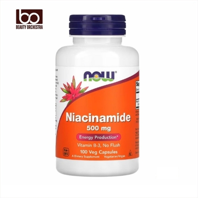 Picture of NOW Foods, Niacinamide, 500 mg, 100 Veg Capsules