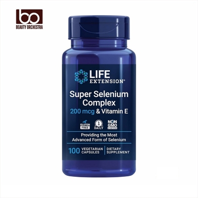 Picture of Life Extension Super Selenium Complex with Vitamin E – Cellular Health & Longevity Support – Gluten-Free, Non-GMO, Vegetarian 100 Capsules (Pack of 1)