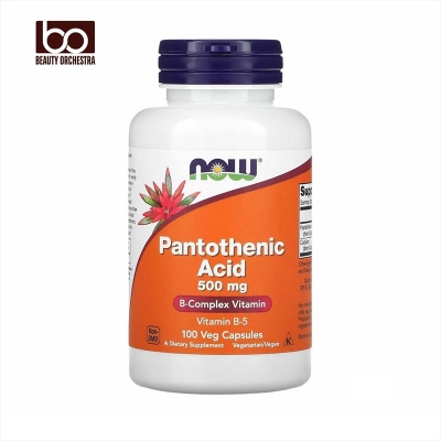 Picture of NOW Foods Pantothenic Acid 500mg, 100 Capsules