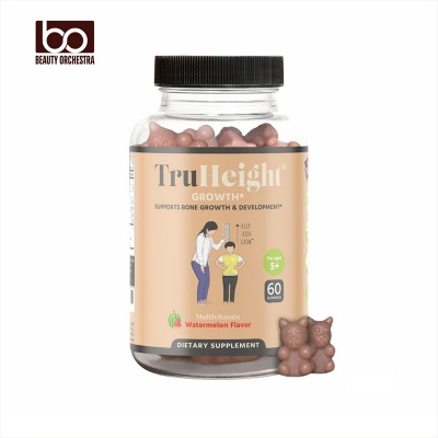 Picture of TruHeight Growth Gummies (Watermelon) Natural Growth & Development Supplement for Kids & Teens - Endorsed by Pediatricians - Vitamin D, K, Calcium & Ashwaganda, Bone Strength - Kids Vitamins, Ages 5+