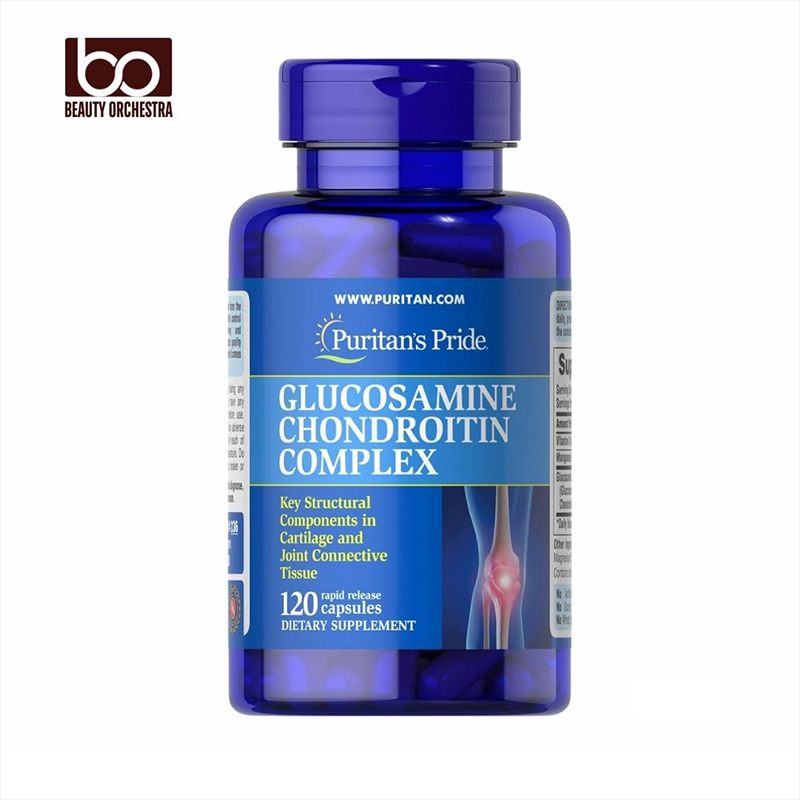 Picture of Puritan's Pride Glucosamine Chondroitin Complex for Women and Men Dietary Supplement for Joint Health 120 Rapid Release Capsules