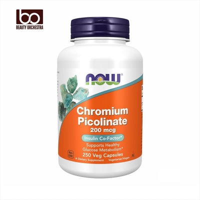 Picture of NOW Foods Chromium Picolinate 200 mcg 250 Veg Capsules