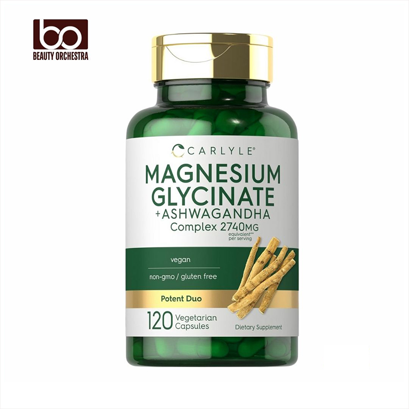 Picture of Carlyle Magnesium Glycinate 2,740mg Complex 120 Vegetarian Capsules