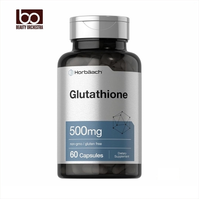 Picture of Horbaach Glutathione 500mg Reduced Supplement | 60 Capsules | Non-GMO & Gluten Free
