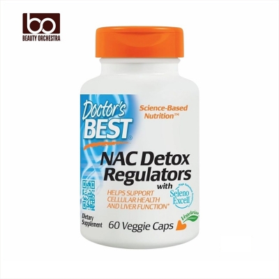 Picture of Doctor's Best NAC Detox Regulators with Seleno Excell Non-GMO Vegetarian Gluten Free Soy Free 60 Veggie Caps