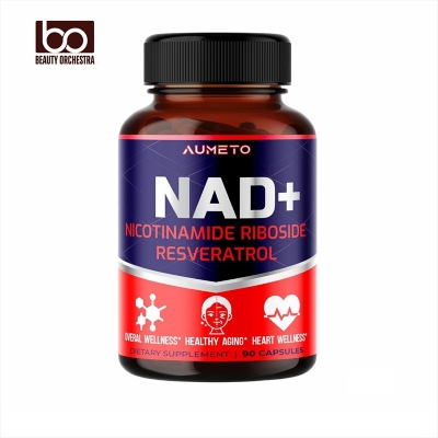 Picture of AUMETO NAD+ Supplement with Nicotinamide Riboside NR Resveratrol Quercetin - Cellular Energy & Repair Vitality Healthy Aging (90 Count