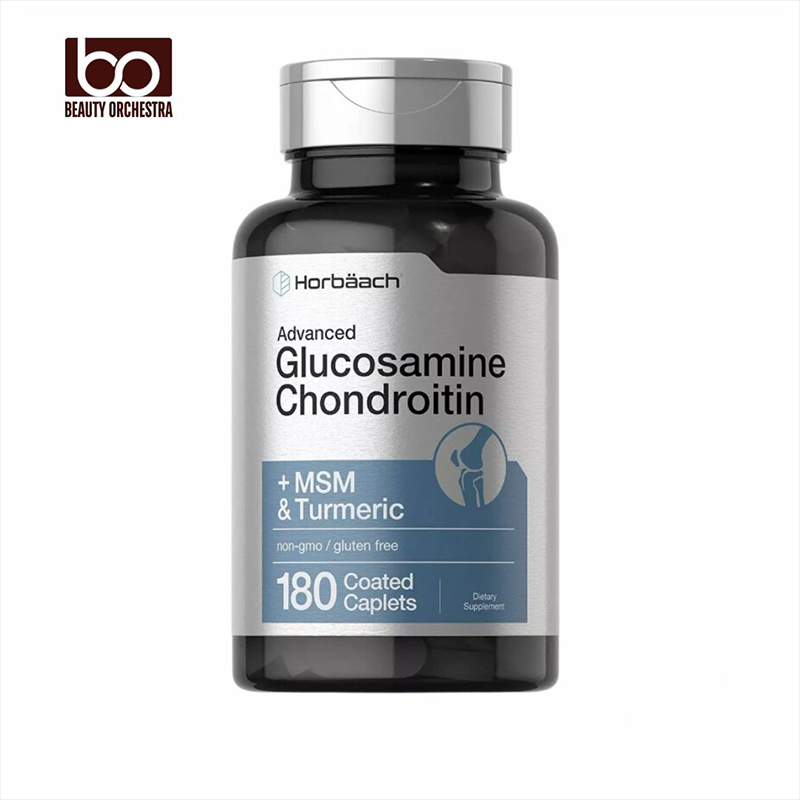 Picture of Horbaach Glucosamine Chondroitin | Plus MSM & Turmeric | 180 Coated Caplets