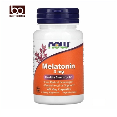 Picture of NOW Melatonin 3 mg 60 Capsules