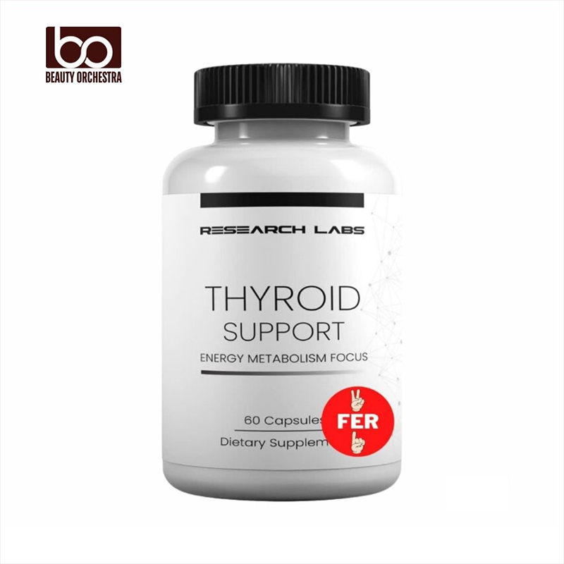 Picture of Research Labs Thyroid Support + Iodine Supplement - Energy Metabolism Focus (60 Total Capsules)