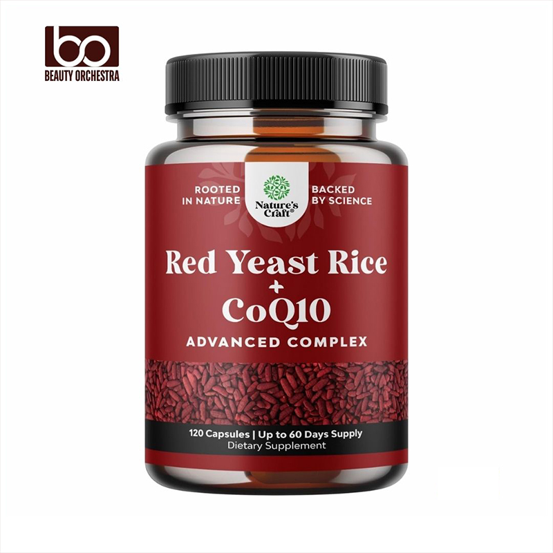 Picture of Nature's craft Red Yeast Rice with CoQ10 Supplement - 120 capsules | Up to 60 days Supply