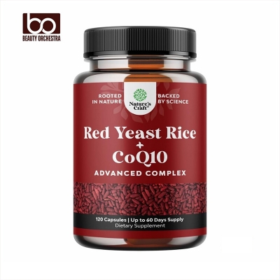 Picture of Nature's craft Red Yeast Rice with CoQ10 Supplement - 120 capsules | Up to 60 days Supply