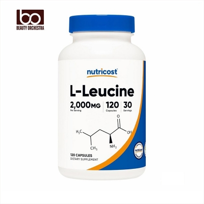 Picture of Nutricost L-Leucine 2,000mg 120 Vegetarian Capsules Non-GMO Gluten Free 30 Servings
