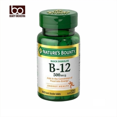 Picture of Nature's Bounty Vitamin B12 500 mcg 100 quick dissolve tablets