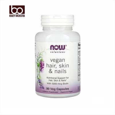 Picture of NOW Foods, Solutions, Vegan Hair, Skin & Nails, 90 Veg Capsules