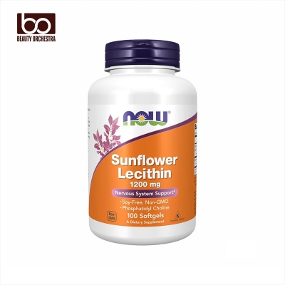 Picture of NOW Foods Supplements Sunflower Lecithin 1200 mg with Phosphatidyl Choline 100 Softgels