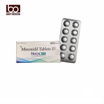 Picture of Nixdil minoxidil tablets 2.5mg (India)