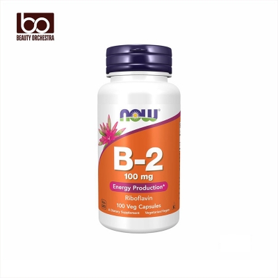 Picture of NOW Vitamin B-2 100 mg - 100 Veg Capsules