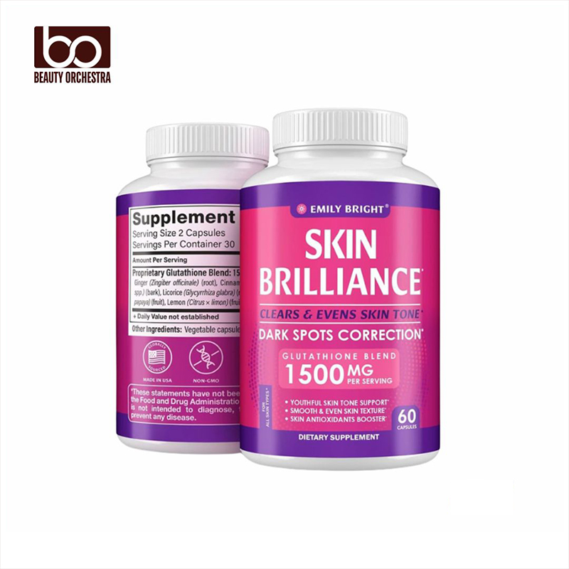 Picture of Emily Bright Skin Brilliance Dark Spot Correction Glutathione 1500 mg – 60 Capsules (USA)