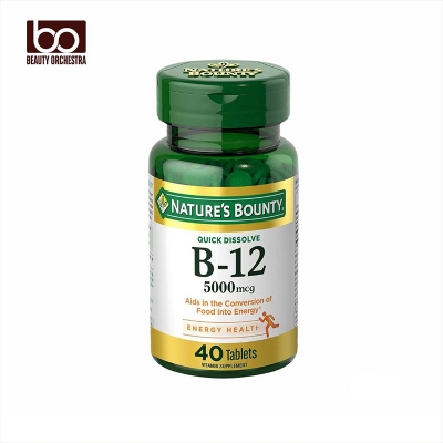 Picture of Nature's Bounty B12 5000mcg - 40 Quick Dissolve Tablets