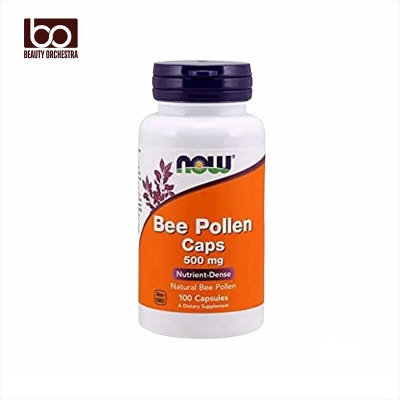 Picture of NOW Bee Pollen Caps 500 mg - 100 Capsules