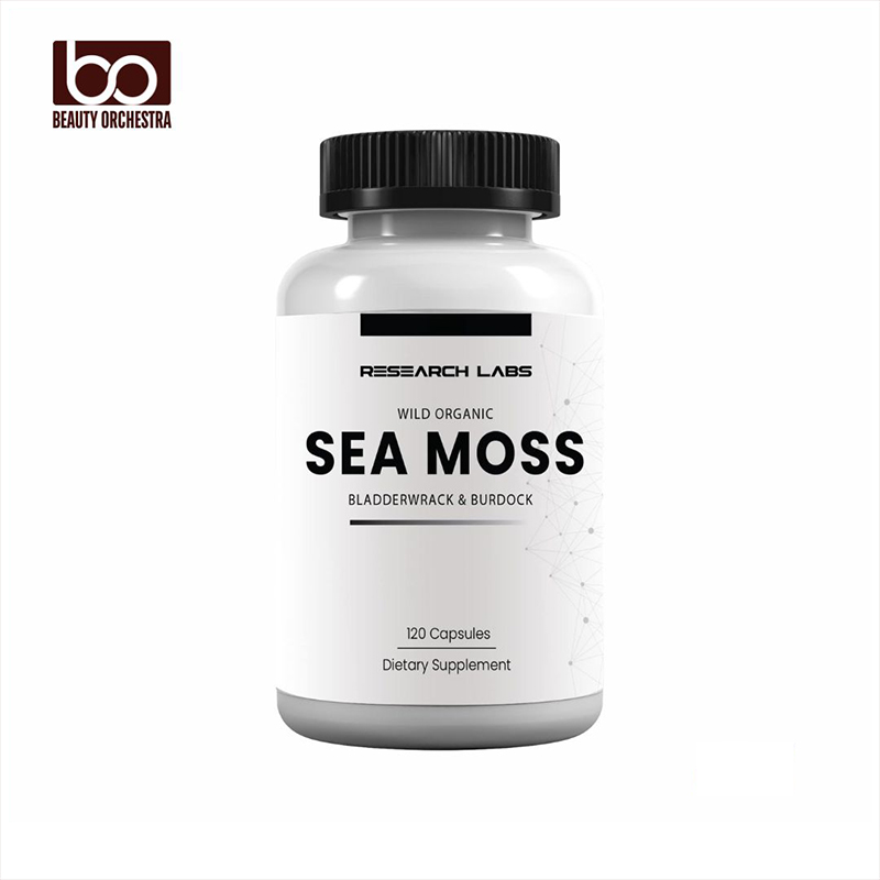 Picture of Research Labs Sea moss Bladderwrack & Burdock Root 120 Capsules