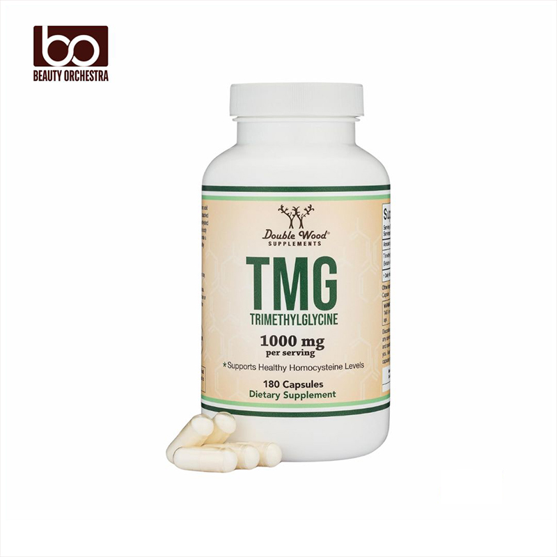 Picture of Double Wood TMG Trimethylglycine Supplement 1,000mg Per Serving 180 Capsules
