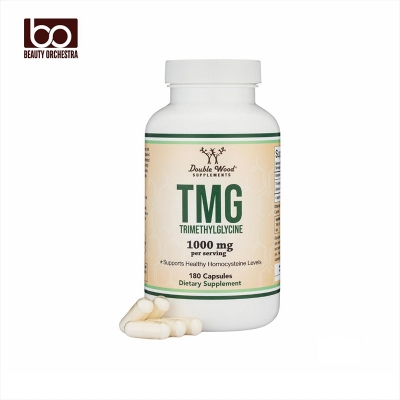 Picture of Double Wood TMG Trimethylglycine Supplement 1,000mg Per Serving 180 Capsules